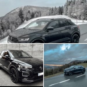 Mein schwarzer T-ROC R-Line